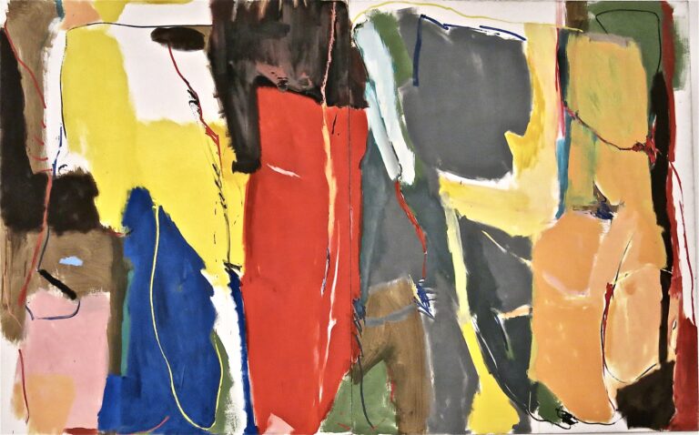 Gunnar Theel, "P131B," oil on canvas