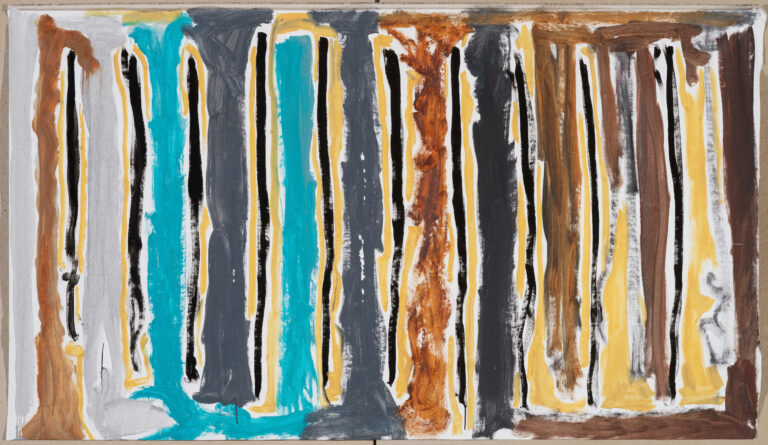 Claude Lawrence, "Untitled CL1019," acrylic on canvas, unstretched