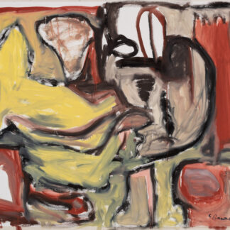 Claude Lawrence, "Untitled CL1023," acrylic on canvas, unstretched