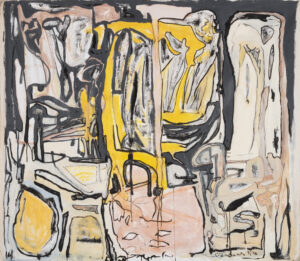Claude Lawrence, "Untitled CL1025," acrylic on canvas, unstretched