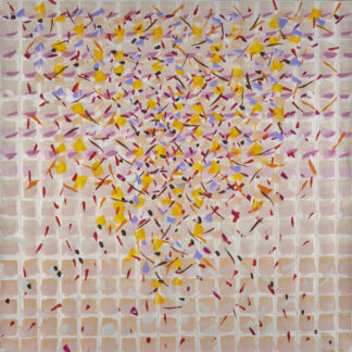 Zemma Mastin White, "Cherry Blossom," flashe paint on paper