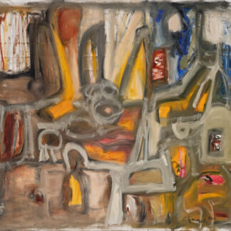 Claude Lawrence, "King Kong," acrylic on canvas, unstretched