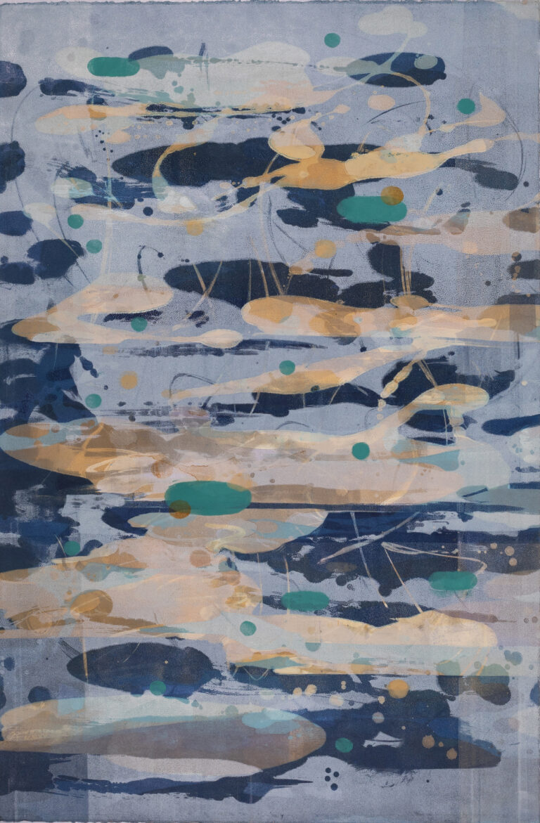 Liz Dexheimer, "Dance Party VI ," monotype