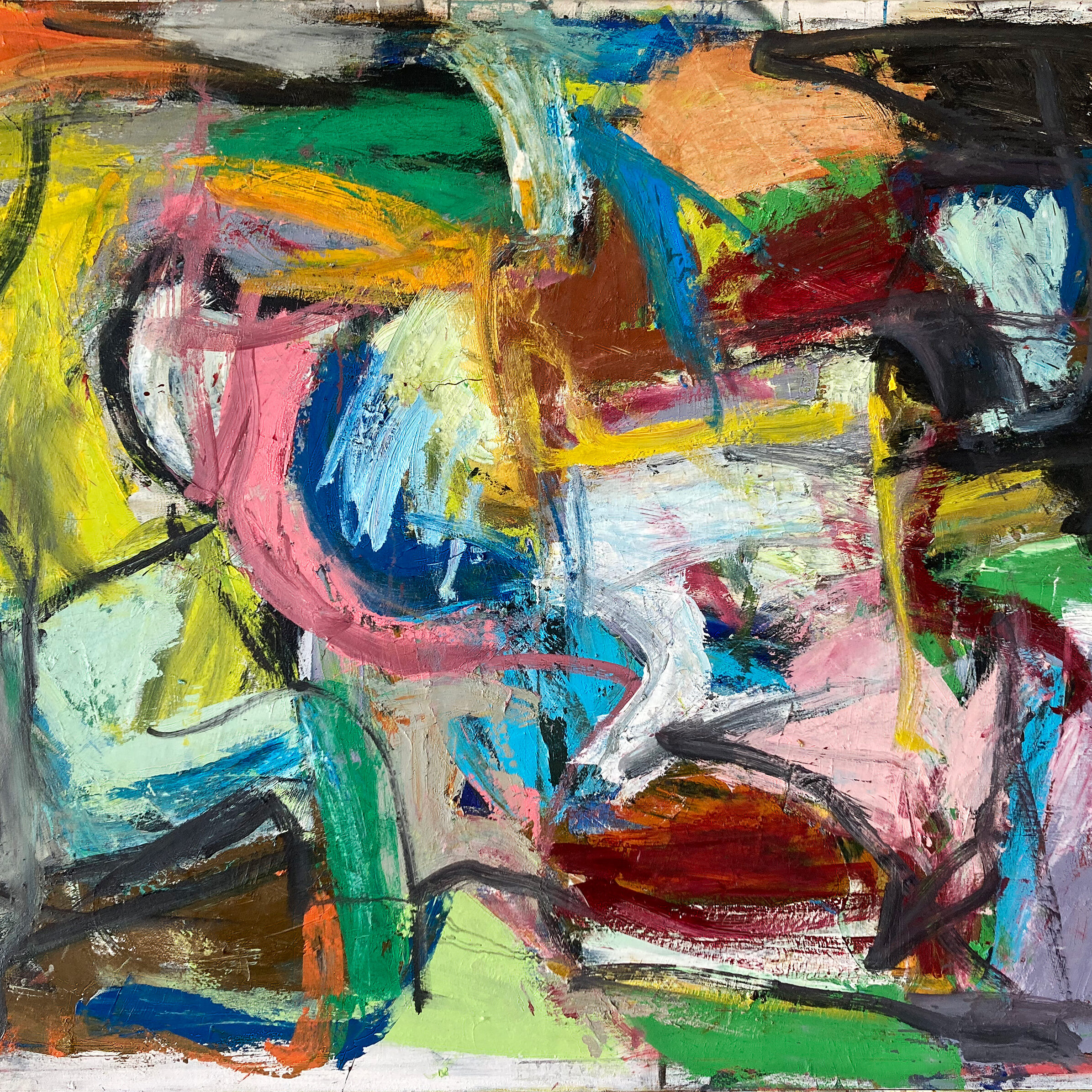 Ethan Newman, "Untitled 1," oil on canvas