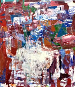Galen Cheney, "Selfie," oil on canvas