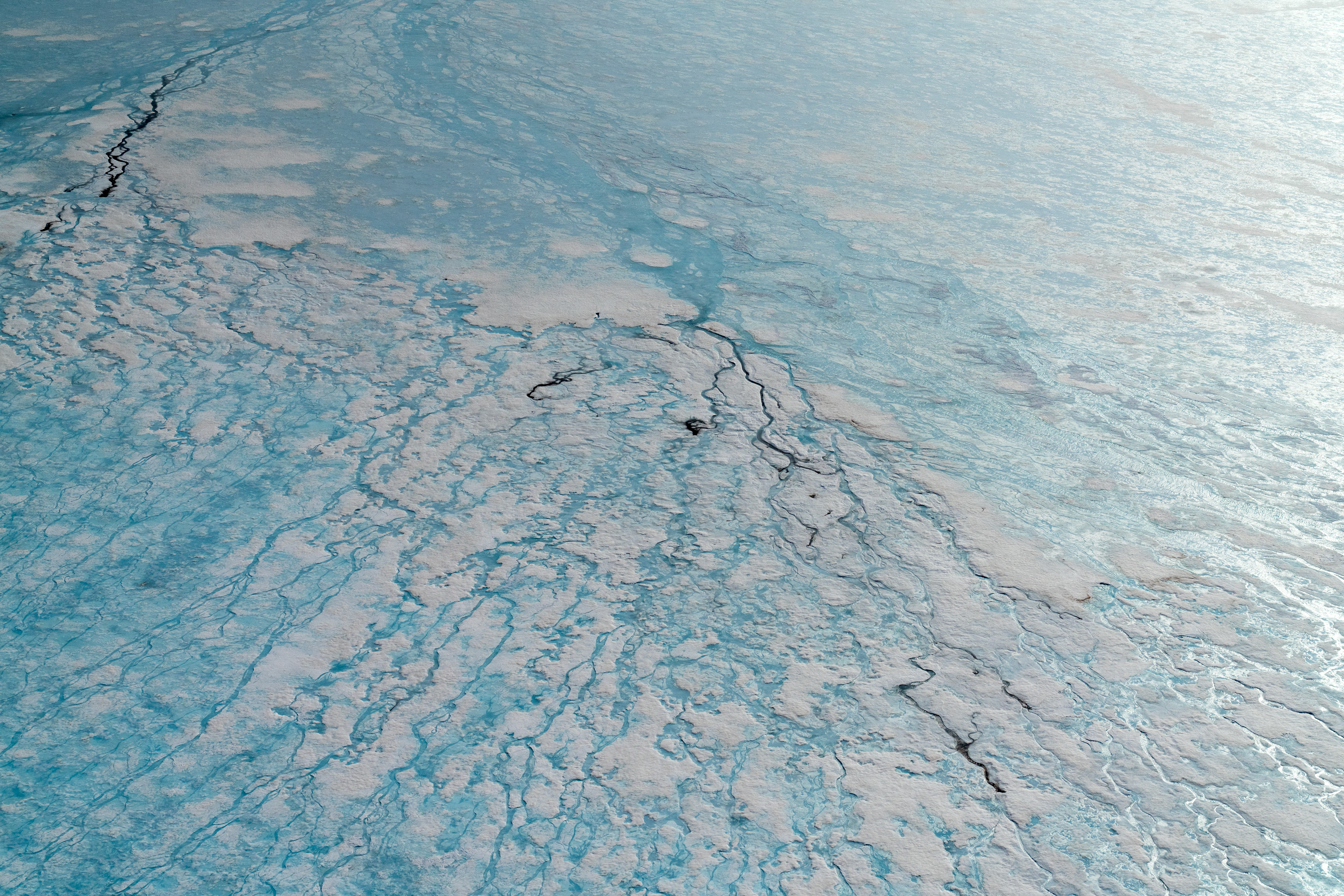 Vatnajökull Glacier J Henry Fair, "Everything Flows," chromogenic print