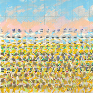 Zemma Mastin White, "Vignette I," mixed media on paper