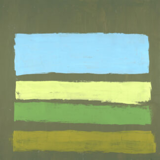 Zemma Mastin White, "Sedate," flashe paint on paper