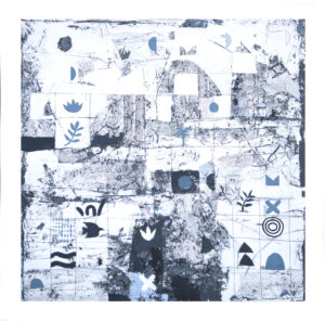 Paul Balmer, "Snowfield," mixed media