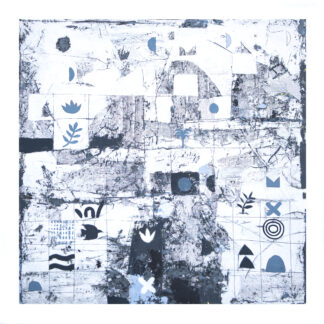 Paul Balmer, "Snowfield," mixed media