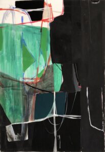  Galen Cheney, "Vigil," flashe on paper