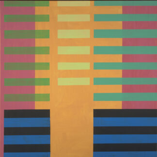Zemma Mastin White, "Lineation," paint on canvas