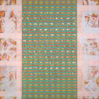 Zemma Mastin White, "Transmute," flashe paint on canvas