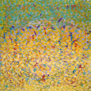 Zemma Mastin White, "Rejuvenation," flashe paint on canvas