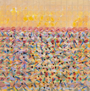 Zemma Mastin White, "Mirthful," mixed media