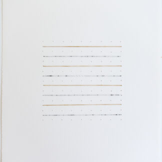 Bastienne Schmidt, "Gold Grids 9," mixed media on paper