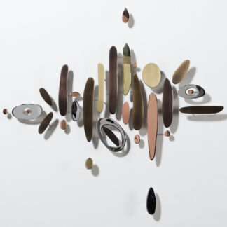 Carolina Sardi, "Lying Down with Seven Stars," plated steel