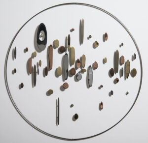 Carolina Sardi, "One," plated steel