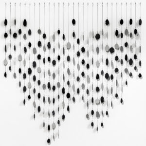 Carolina Sardi, "Missing You," painted aluminum and stainless steel hardware