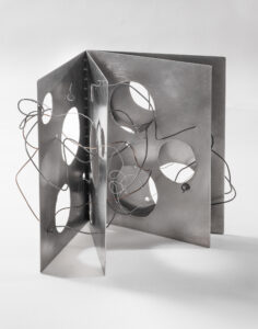 Rebecca Welz, "Storiest To Be Told," welded steel, wire