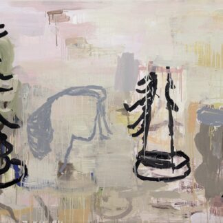 Deborah Dancy, "Blackbirds in a Pie," acrylic on canvas