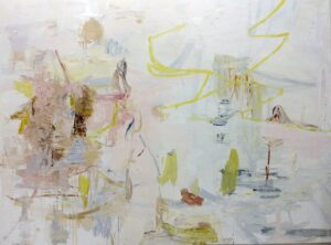 Deborah Dancy, "Green Snake," oil on canvas