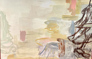 Deborah Dancy, "How Much Wood," oil on canvas