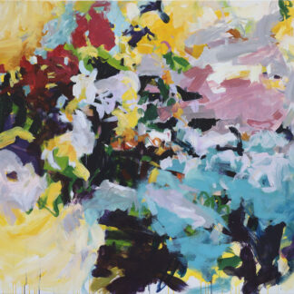 Karen Silve, "Bouquet of Courage," acrylic on canvas