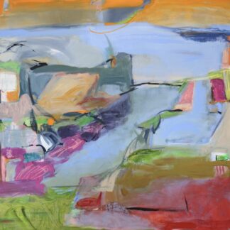 Claudia Mengel, "Lazy Day," acrylic on canvas