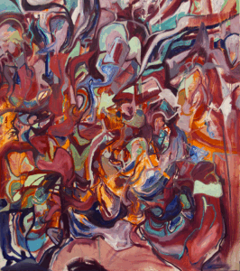 Ethan Kolwaite, "Oil Rinds," oil on canvas