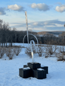 Joe Gitterman, "Silver 7," stainless steel