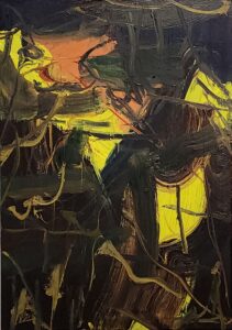 Ethan Kolwaite, "Untitled 252," oil on polyester