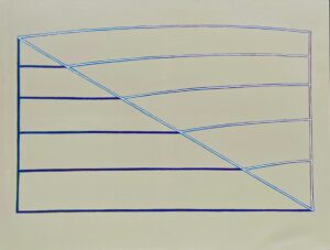 John Havens Thornton, "Wave Inception," oil on linen