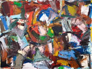 Ethan Newman, "Shackin' Up," oil on canvas