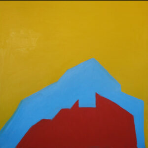 Geoffrey Moss, "Barn Series: Primary Barn," oil on canvas