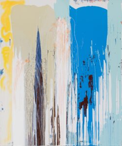 Michael Filan, "Dashing Energy," enamel on canvas