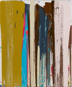 Michael Filan, "Limits of the Sky," enamel on canvas