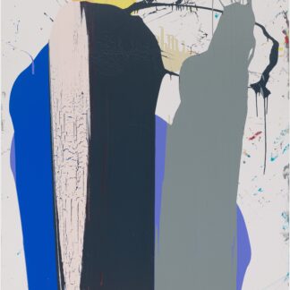 Michael Filan, "Luminous Blue Finish," enamel on canvas