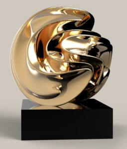 Santiago Lozano, "I Tend to Overthink," cast bronze