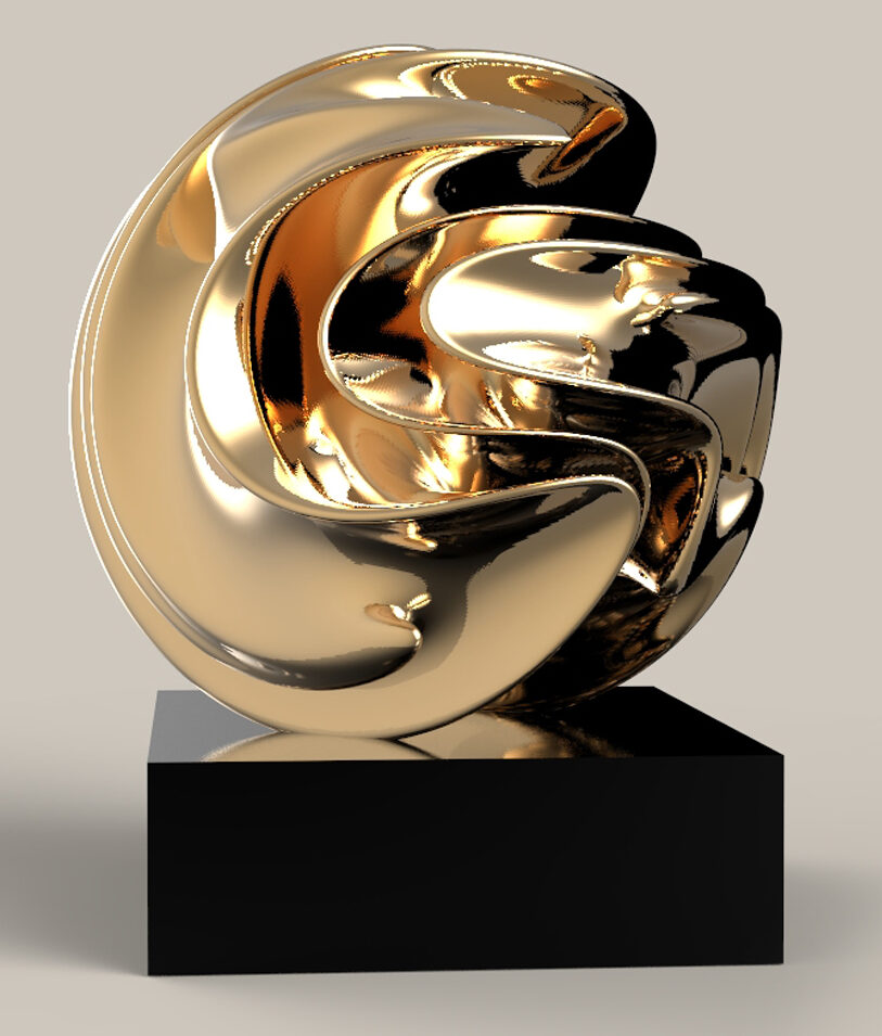 overthink-xt2 Santiago Lozano, "I Tend to Overthink," cast bronze