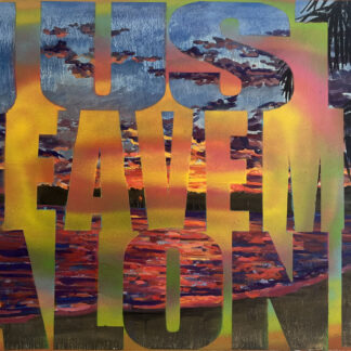 Joe Wardwell, "Just Leave Me Alone," oil on paper