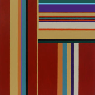 Irene Yesley, "Red and Yellow," acrylic on board