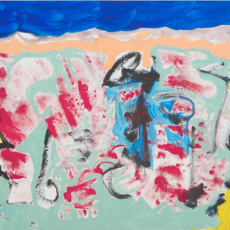 Claude Lawrence, "Summertime," acrylic on canvas board