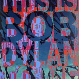 Joe Wardwell, "This is Bob Dylan to Me," acrylic on paper