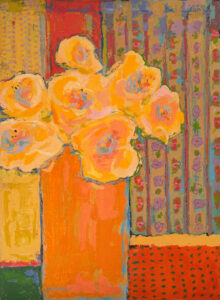 Ilene Anenberg, "Flower 2," oil on canvas