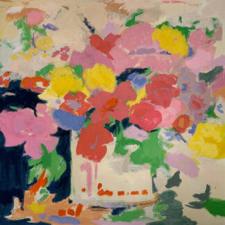 Ilene Anenberg, "Flower 8," oil on canvas