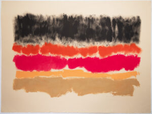 Ilene Anenberg, "Paper 02," oil on paper
