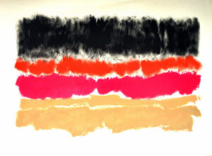 Ilene Anenberg, "Paper 02," oil on paper