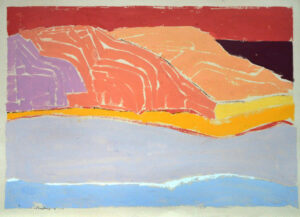 Ilene Anenberg, "Paper 03," oil on paper