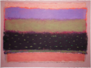 Ilene Anenberg, "Paper 04," oil on paper